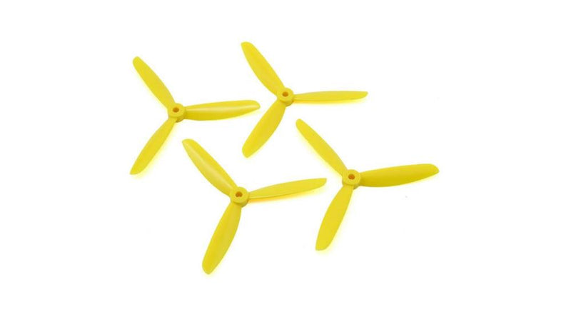 xDal TJ5045YL 5x4.5  Prop: Yellow 4 pk - Hobby City NZ (10908658055)