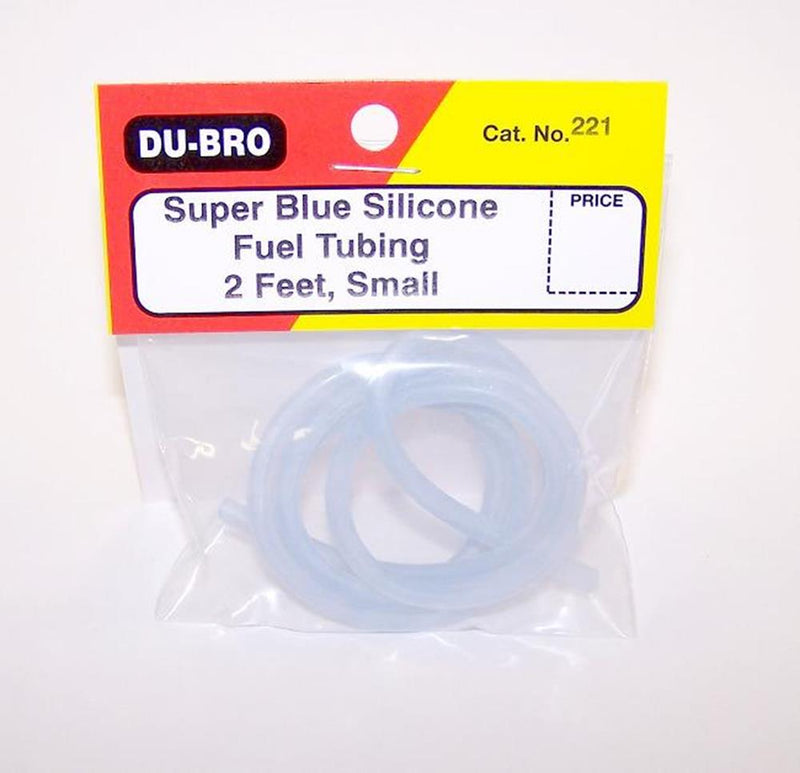 Dubro 221 2FT S/BLUE SIL/TUBING SMALL - Hobby City NZ