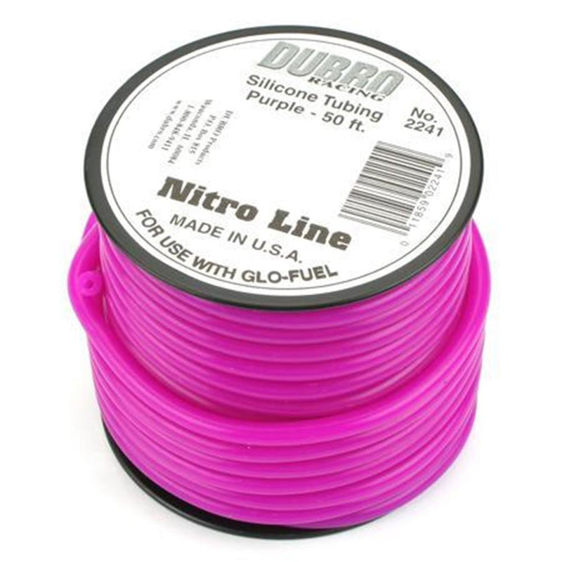 Dubro 2241 SILICONE TUBING NITRO PURPLE 1M