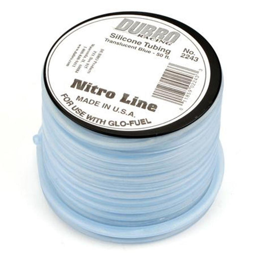 Dubro 2243 Nitro Line Silicone Fuel Tubing 3/32" ID - Blue (1 Meter) (10908692103)