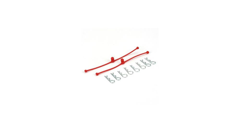 Dubro 2248 Body Klip Retainers Red (2) (10908692935)