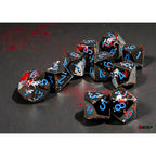 Chessex Dark Side/Blue Set of Ten D10s Dice Set (2)