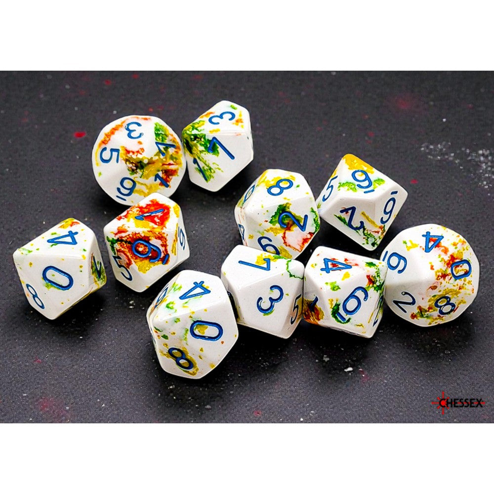 Chessex Breezy/Blue Ten d10s Dice Set (2)