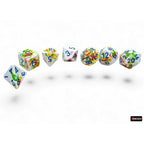 Chessex Brush Polyhedral Breezy/blue 7-Die Set - CHX24409