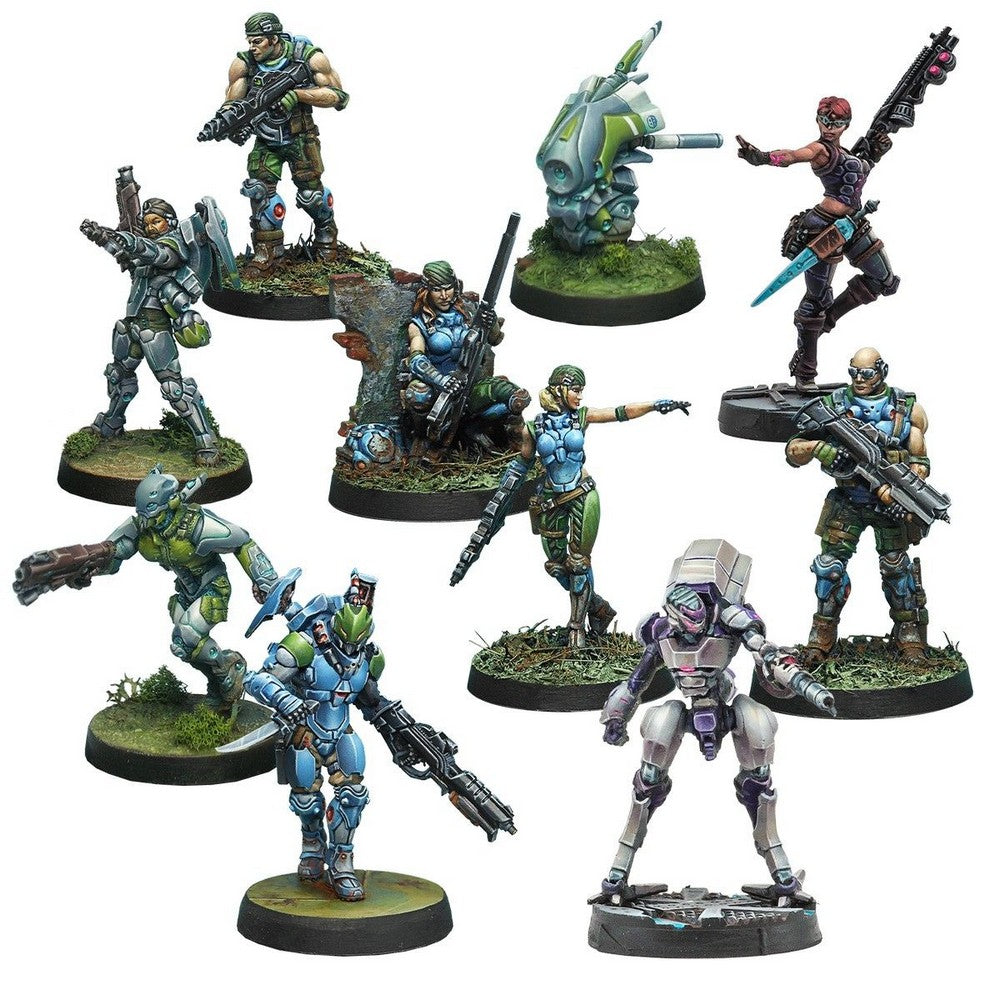 Corvus Belli Shock Army of Acontecimento Combat Force Repack Alpha Miniature Set (2)