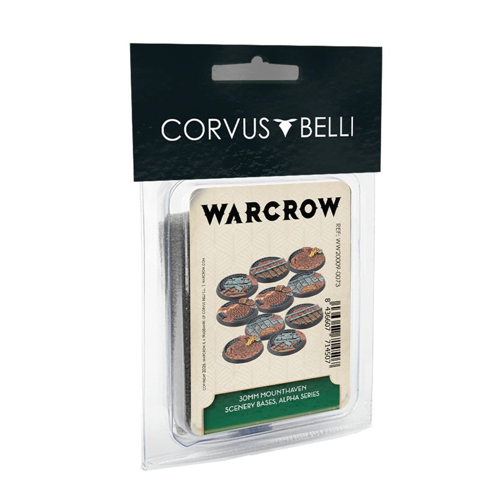 Corvus Belli Warcrow 30mm Mounthaven Scenery Alpha Series Miniature Bases