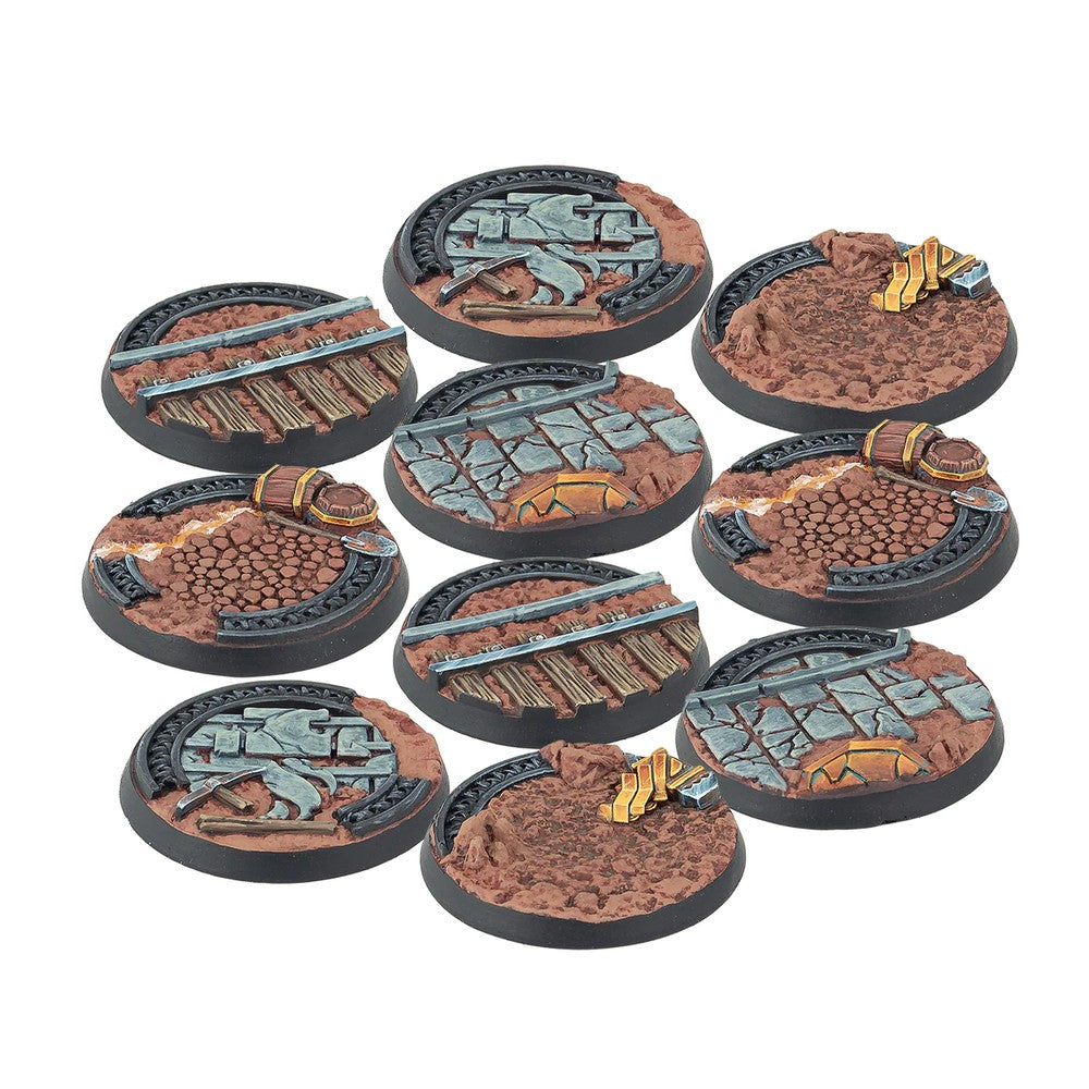Corvus Belli Warcrow 30mm Mounthaven Scenery Alpha Series Miniature Bases (2)