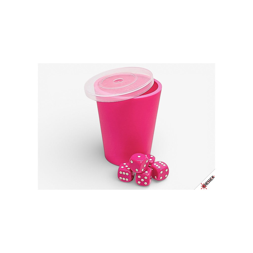 Chessex Cup-O- Neon Pink Dice Cup (2)