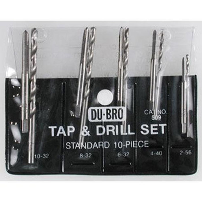 Dubro 509 TAP AND DRILL 10PC