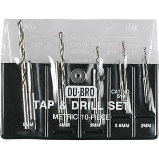 Dubro 510 TAP AND DRILL 10PC METRIC (10908772871)