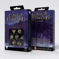Q Workshop Call of Cthulhu 7th Edition Blue-Green & Gold Dice Set