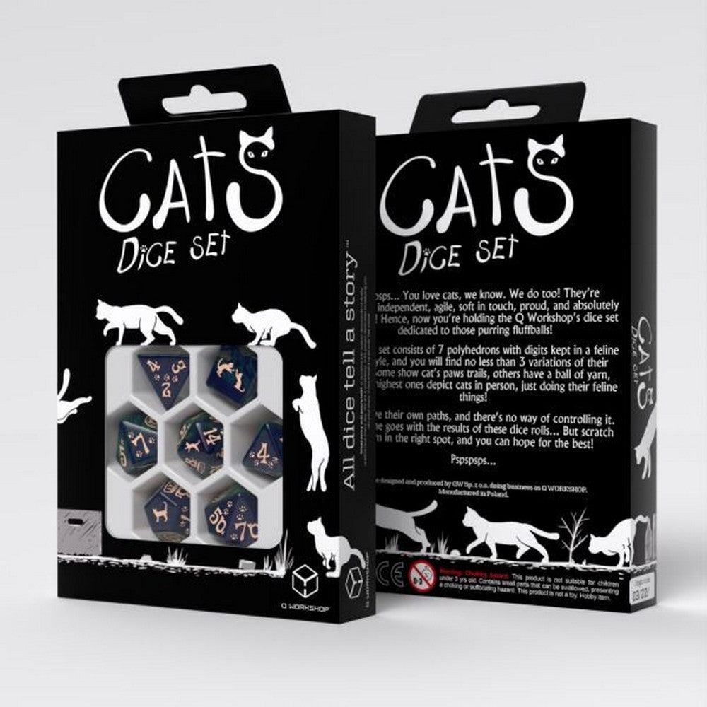 Q Workshop CATS Mittens Dice Set