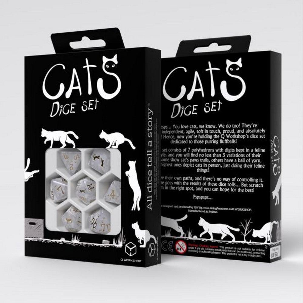 Q Workshop CATS Purrl Dice Set