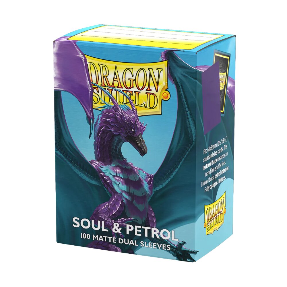 DS Sleeves (100) Matte Dual - Soul & Petrol - AT-15070