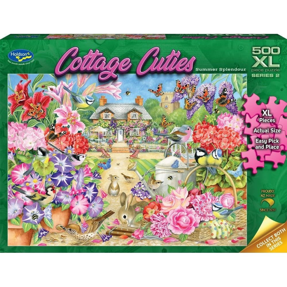 Holdson Cottage Cuties Series 2 Summer Splendor 500pc Jigsaw Puzzle