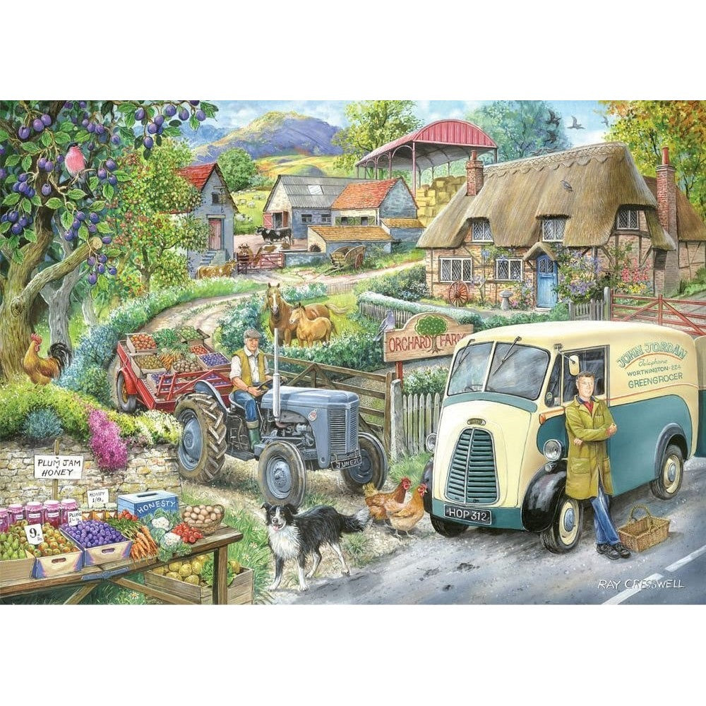 Holdson Country Charm Plum Jam Jigsaw Puzzle 1000pc (2)