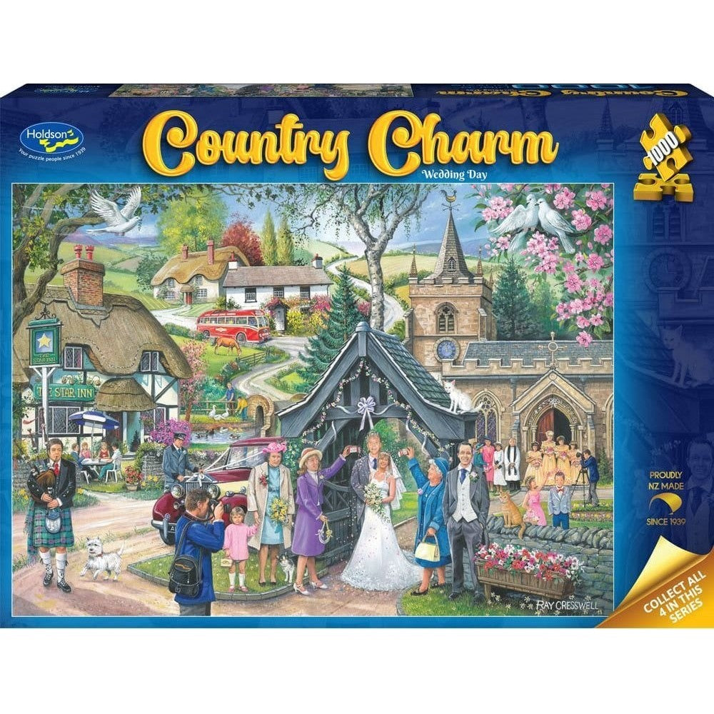 Holdson Country Charm Wedding Day 1000pc Jigsaw Puzzle