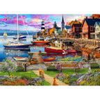 Holdson Seas the Day Boat Harbour 1000pc Jigsaw Puzzle (2)
