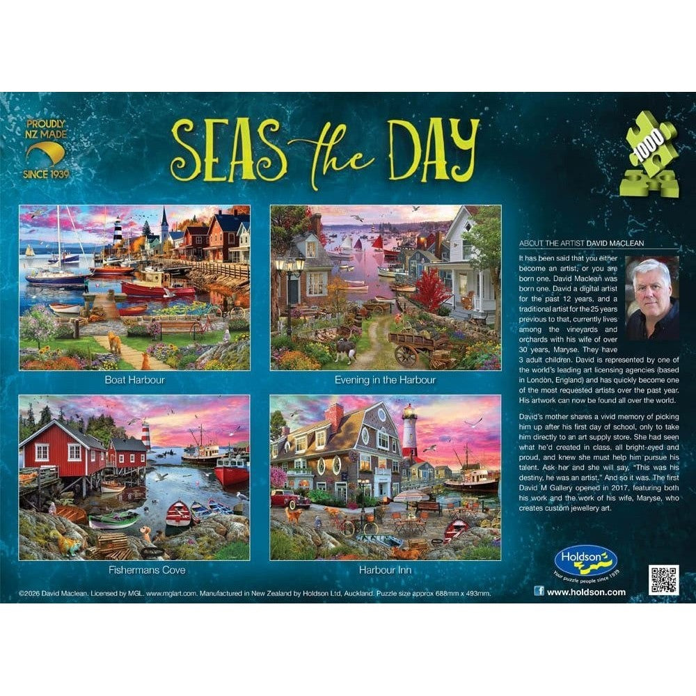 Holdson Seas the Day Boat Harbour 1000pc Jigsaw Puzzle (3)