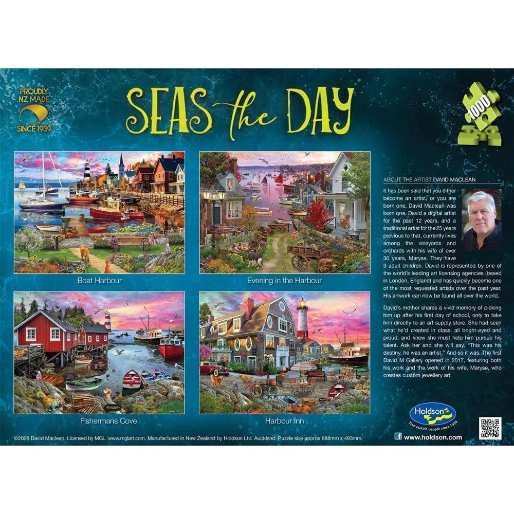 Holdson Seas the Day, Evening in the Harbour 1000pc Jigsaw Puzzle (3)