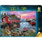 Holdson Seas the Day, Fisherman's Cove 1000pc Jigsaw Puzzle