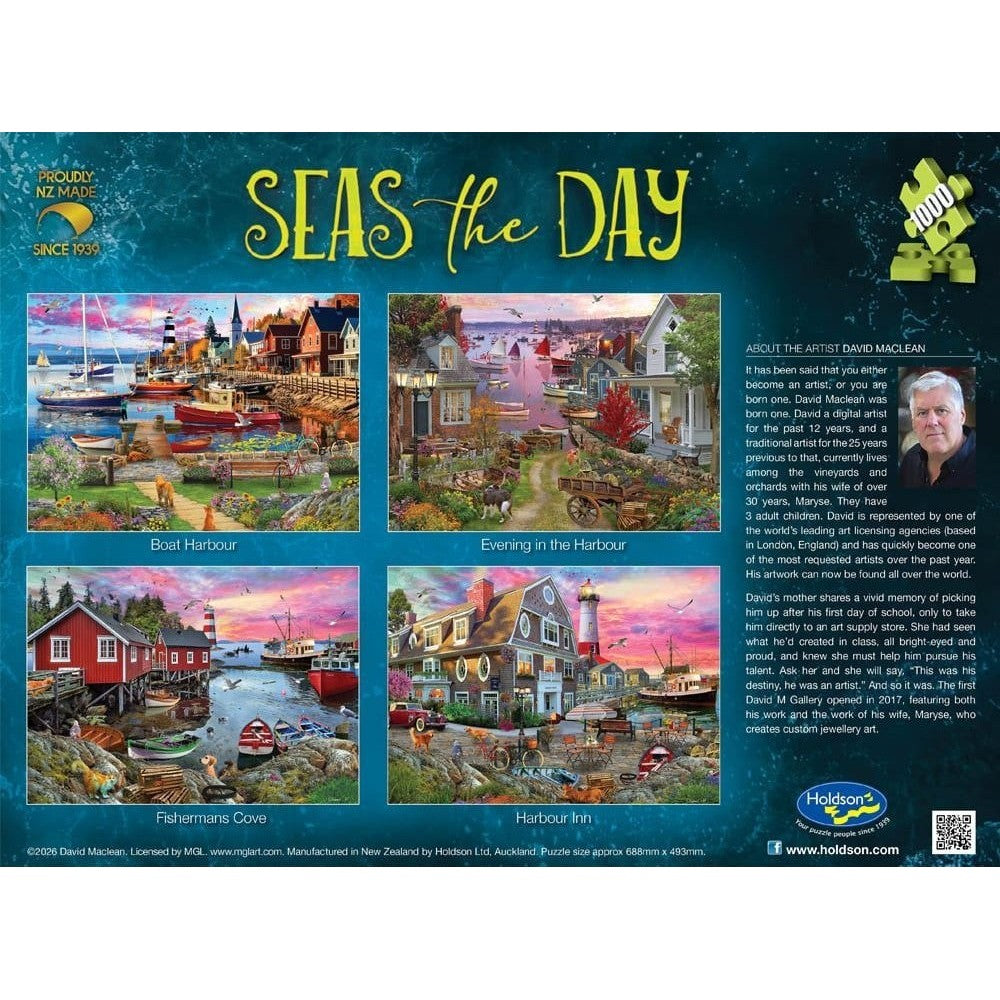 Holdson Seas the Day, Fisherman's Cove 1000pc Jigsaw Puzzle (3)