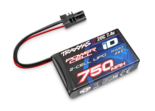 Traxxas 2821 750mAh 7.4V 2-Cell 20C LiPo Battery (8195286139117)