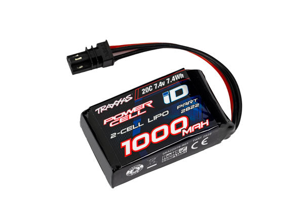Traxxas 1000 mAh 7.4 Volt 2-Cell LiPo Battery