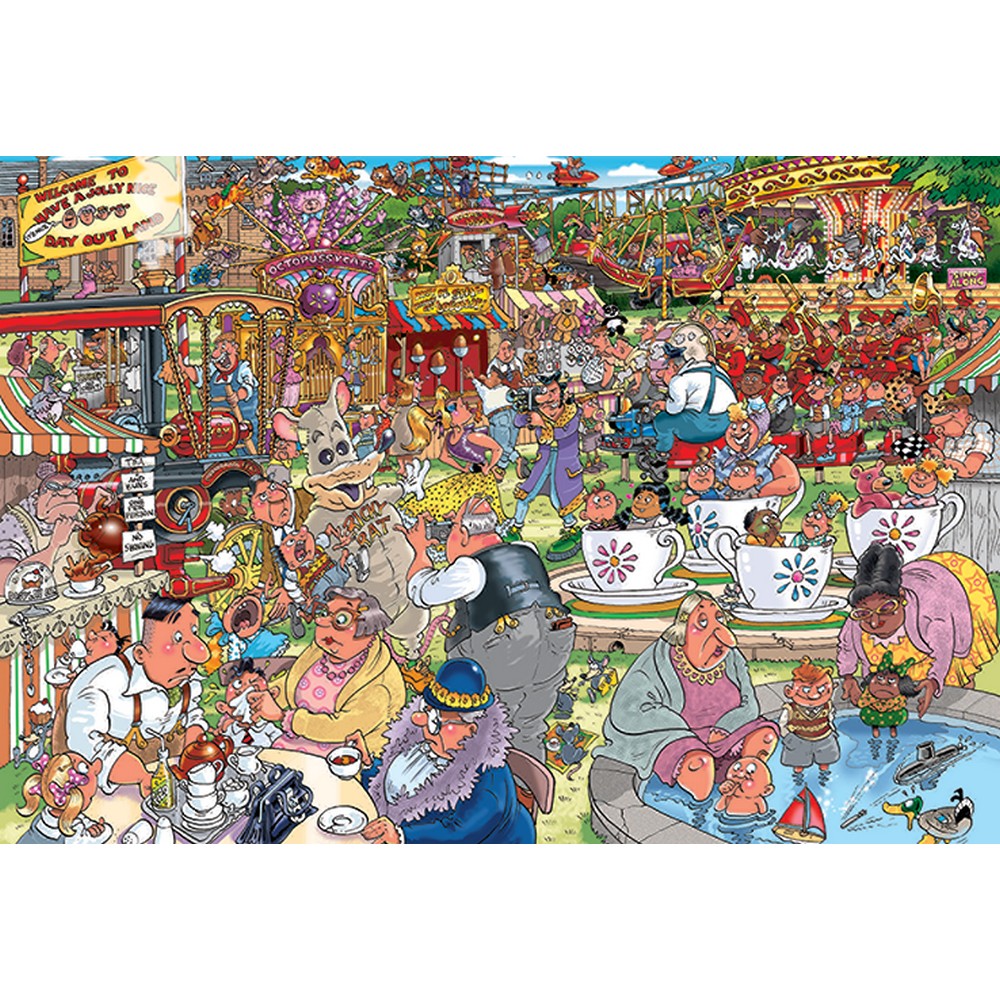 Holdson Wasgij? Destiny #23 Theme Park Thrills 1000pc Jigsaw Puzzle (3)