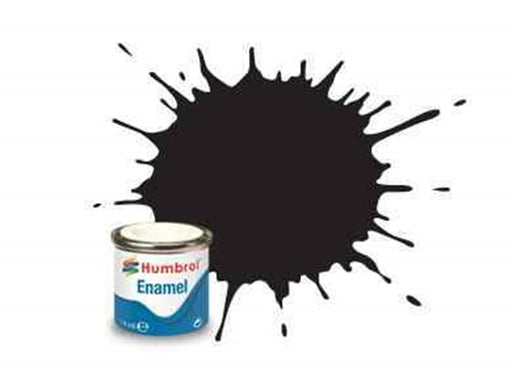 Humbrol 33 ENAMEL MATT BLACK (8339833848045)