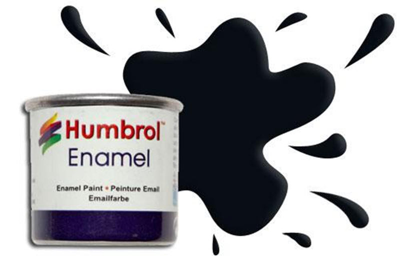 Humbrol 91 ENAMEL MATT BLK GREEN