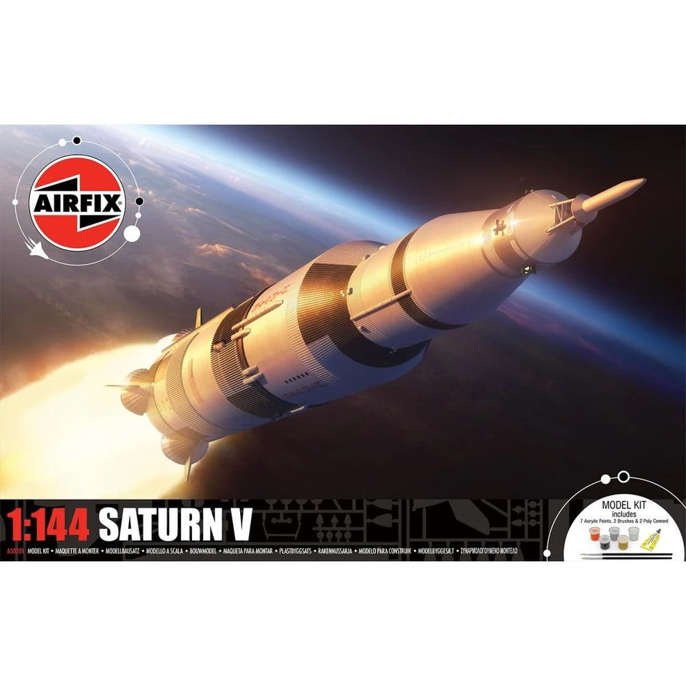 Airfix Saturn V Gift Set Rocket Model Kit 1/144 Scale - AIR250201