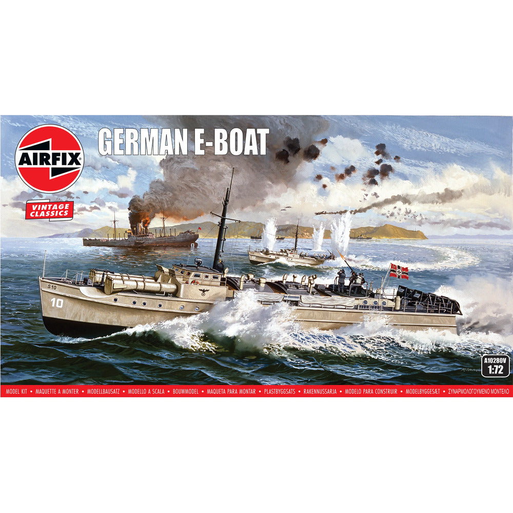 Airfix German E Boat Ship Model Kit 1/72 Scale