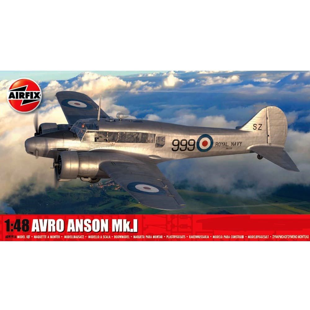 Airfix Avro Anson Mk.I Aircraft Kit 1/48 Scale