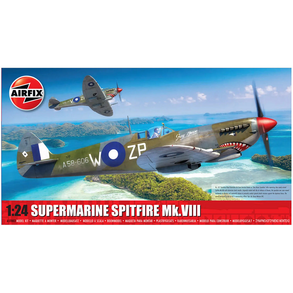 Spitfire Mk VIII Aircraft Kit 1/24 Scale - AIR217002