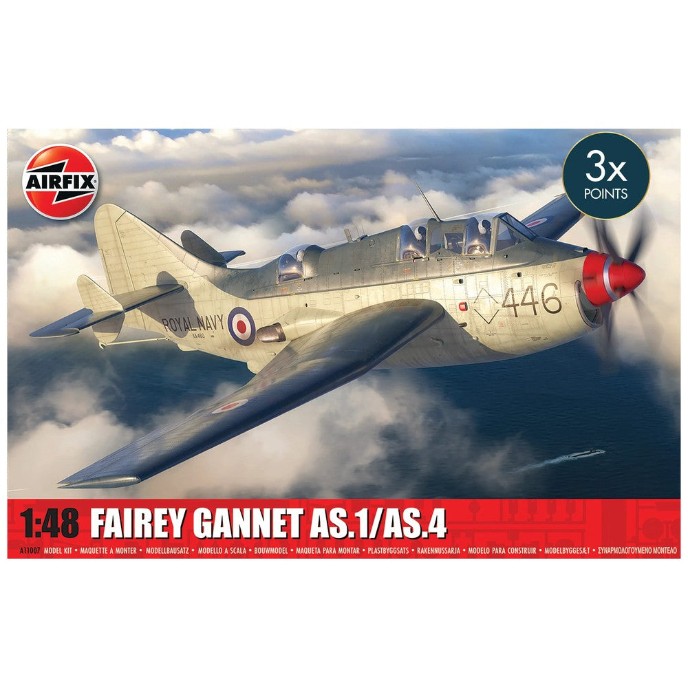 Airfix Fairey Gannet AS.1/AS.4 Aircraft Kit 1/48 Scale