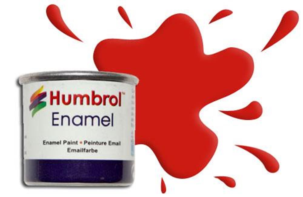 Humbrol 60 ENAMEL MATT SCARLET