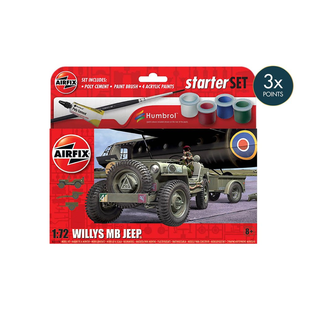 Airfix Hanging Gift Set - Willy's MB Jeep 55117A