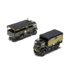 Airfix WWII 3-Ton GS & Troop Trucks Military Vehicle Kit 1/76 Scale (2)