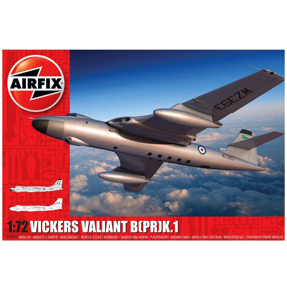 Airfix Vickers Valiant B(PR)K.1 Aircraft Kit 1/72 Scale