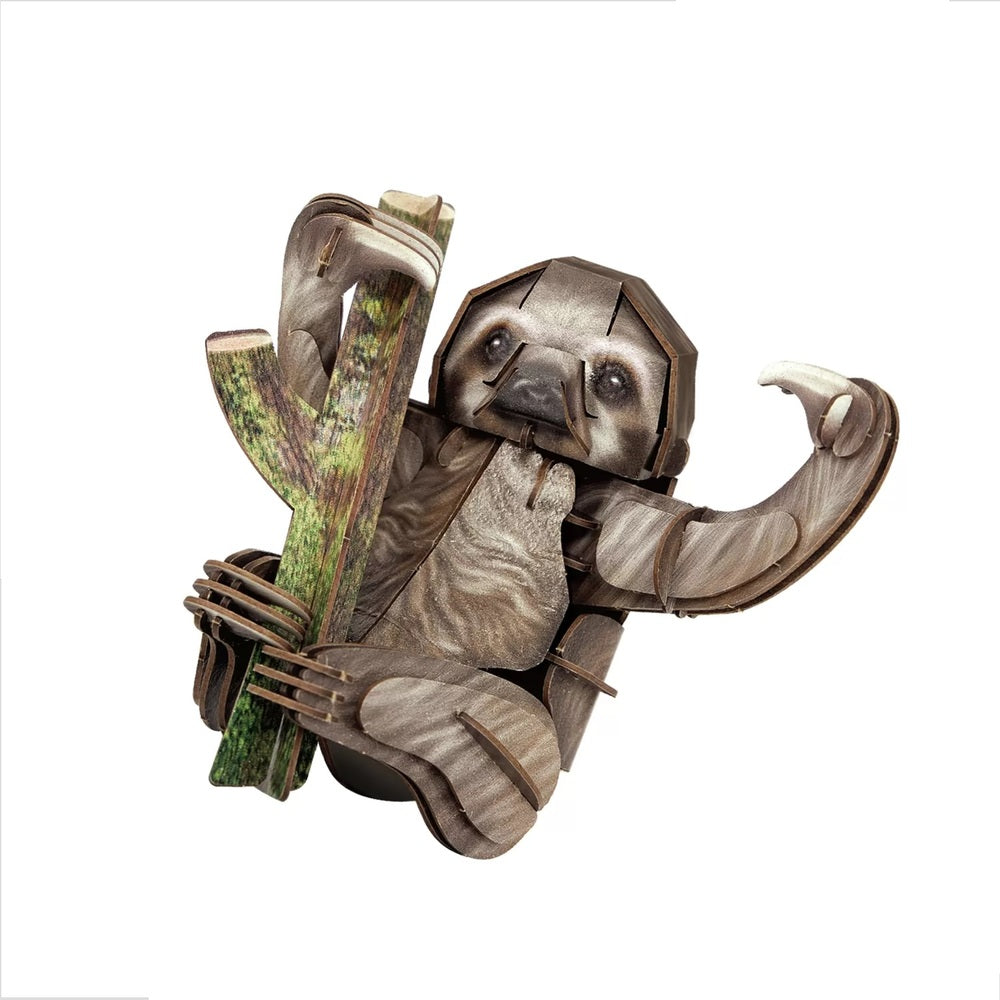Cubic Fun - 3D Puzzle - Really Wild Animals Three-Toed Sloths - HOL31175