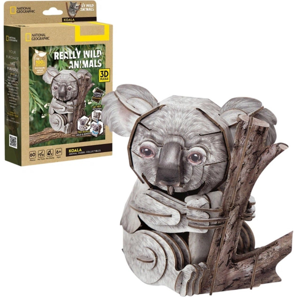 Cubic Fun - 3D Puzzle - Really Wild Animals Koala - HOL31176