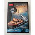 Cubic Fun Megalodon Boat Attack 3D Puzzle