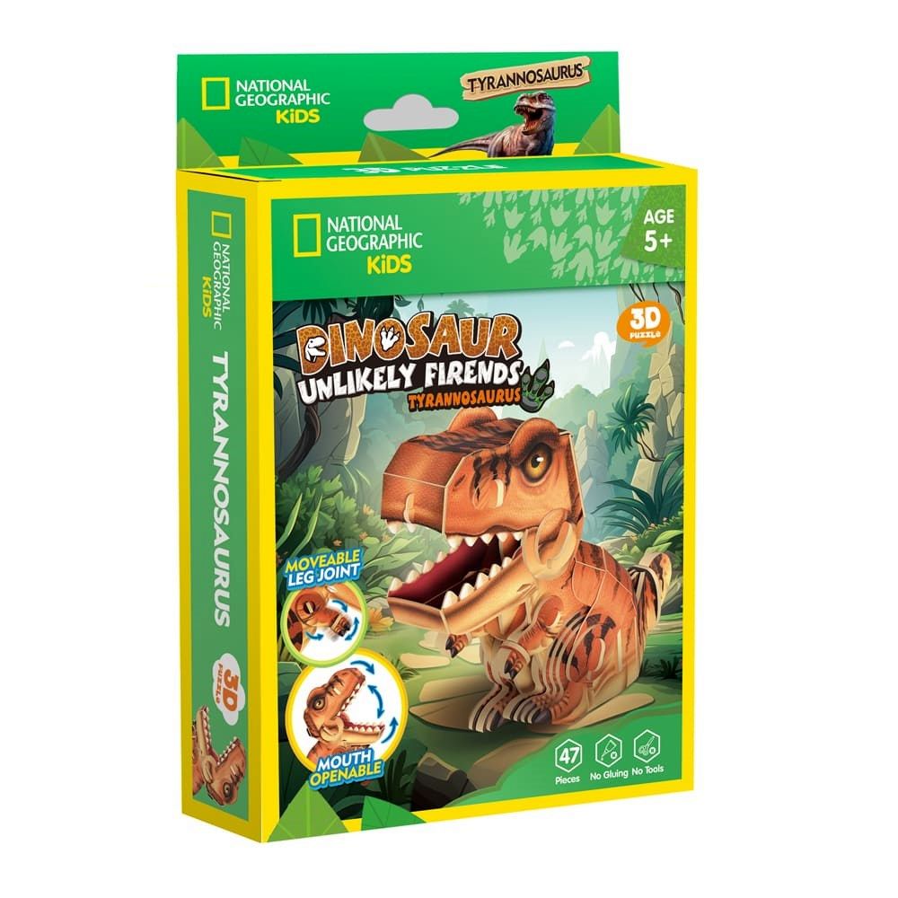 Cubic Fun - 3D Puzzle - Dinosaur Unlikely Friends: T-Rex - HOL31169