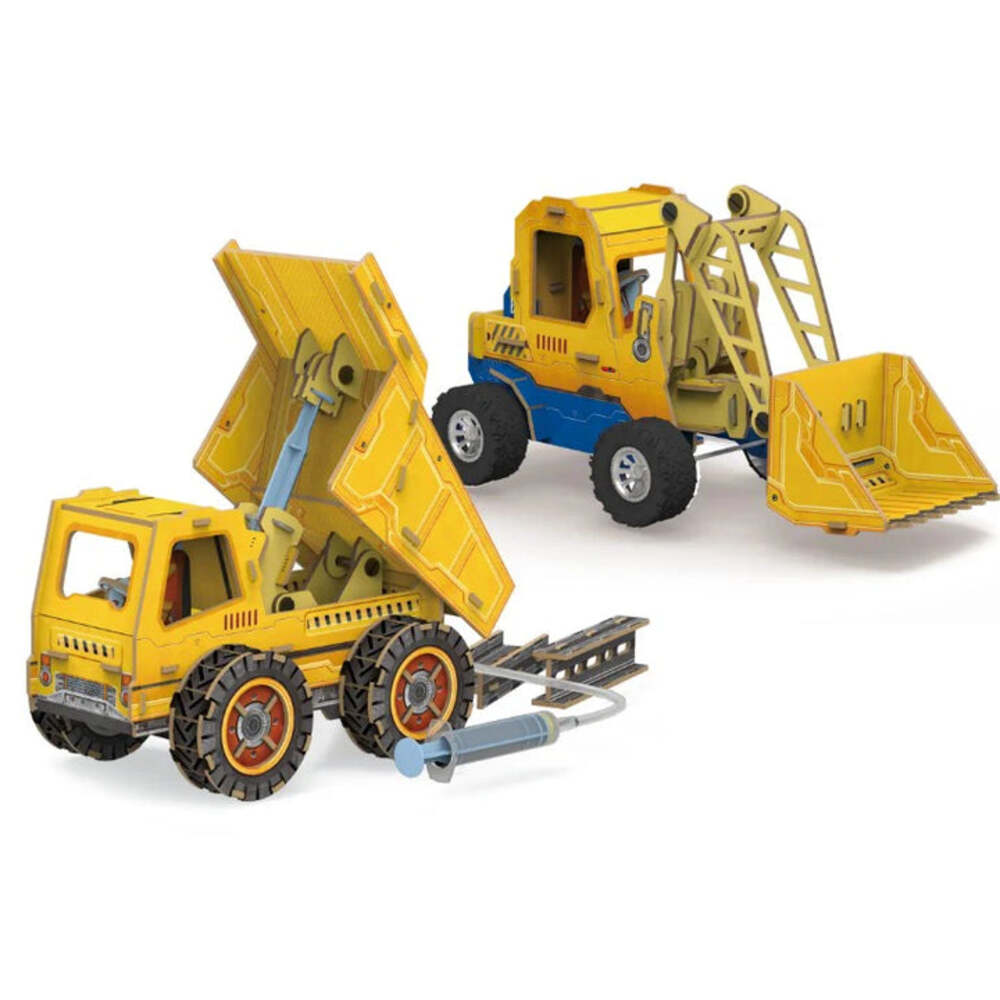 Cubic Fun Steel Loader & Dump Truck 3D Puzzle (2)