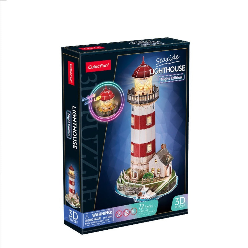 Cubic Fun 3D Puzzle Lighthouse Night Edition - HOL30540