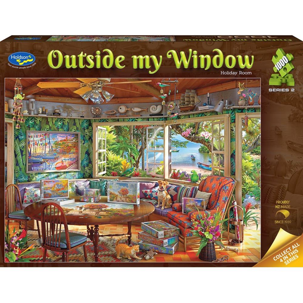 Holdson Outside My Window S2 Holiday Room 1000pc Jigsaw Puzzle