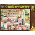 Holdson Outside My Window S2 Tea Summer House 1000pc Jigsaw Puzzle