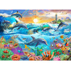 Holdson Harmony Dolphins Tropical Wave 500XL Piece Jigsaw Puzzle (3)