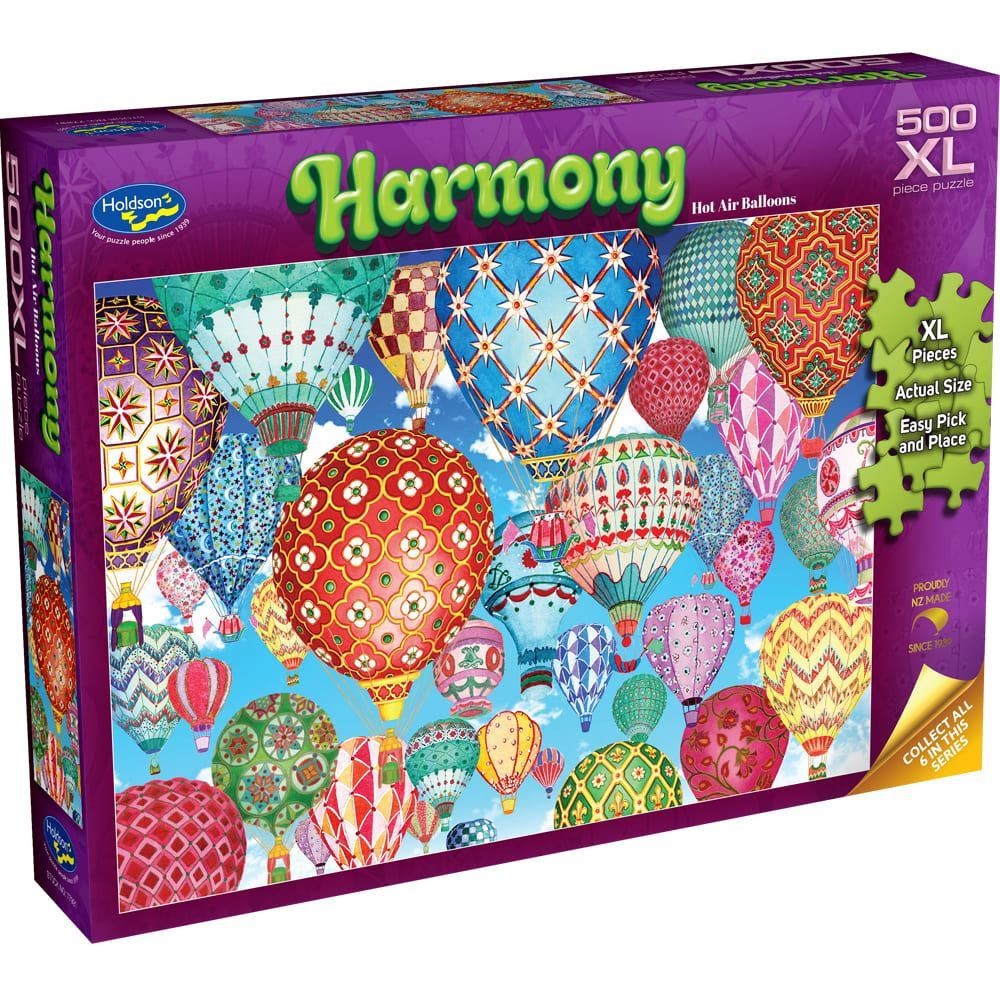 Holdson Harmony Hot Air Balloons 500XL Piece Jigsaw Puzzle